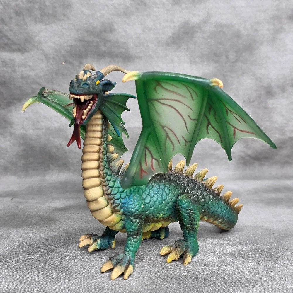 Schleich 2003 Green Dragon Figure World of Knights 5.5